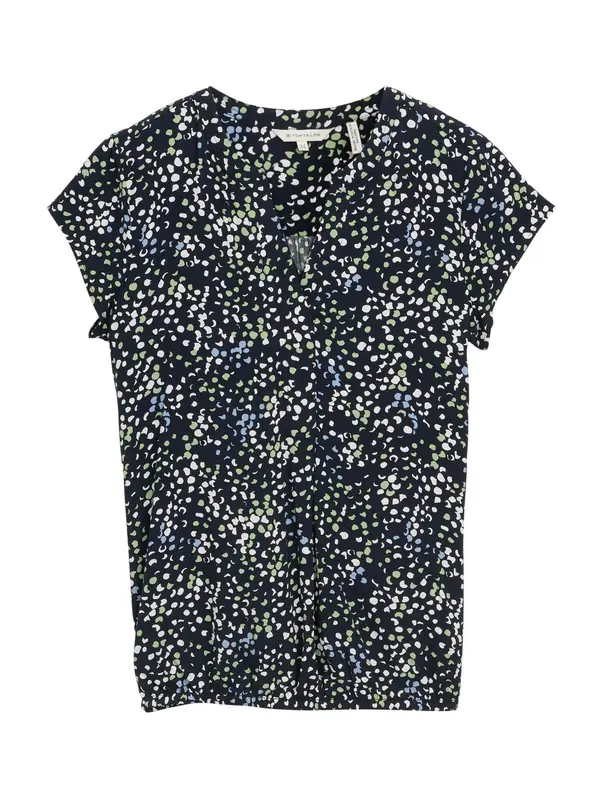 Tom Tailor TOM TAILOR Bluza  ecru/prljavo bijela / mornarsko plava / svijetloplava / svijetlozelena