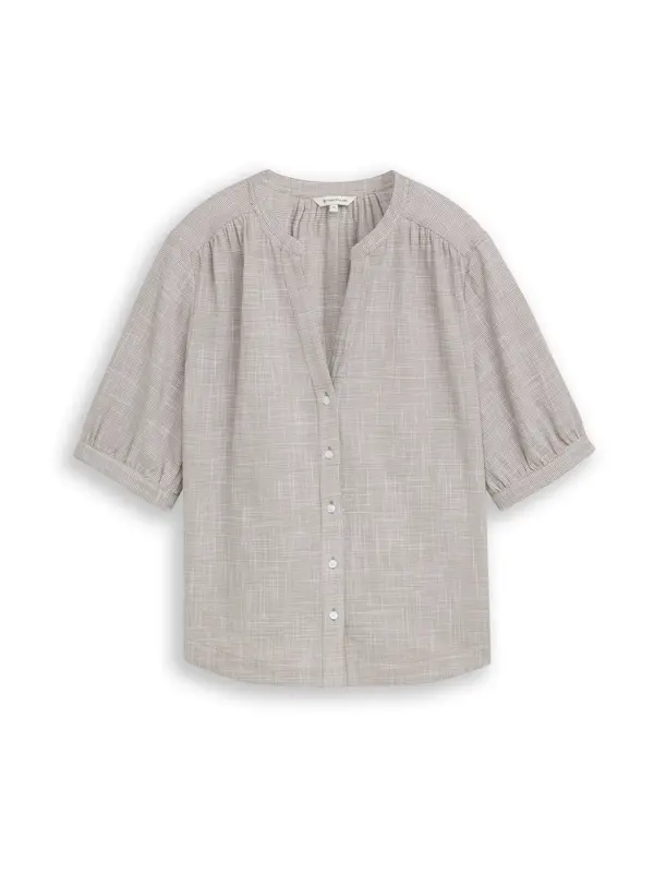 TOM TAILOR TOM TAILOR Bluza  maslinasta / prljavo bijela