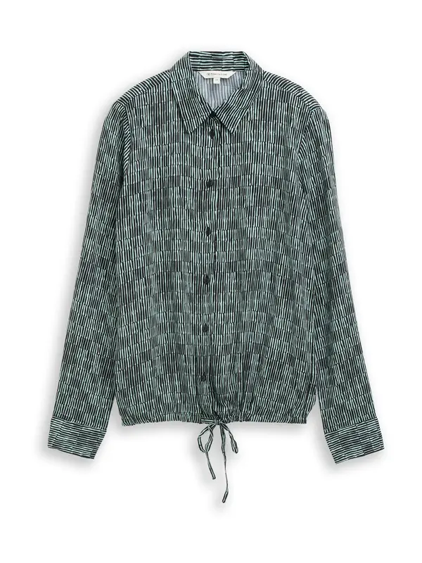 TOM TAILOR TOM TAILOR Bluza  menta / crna