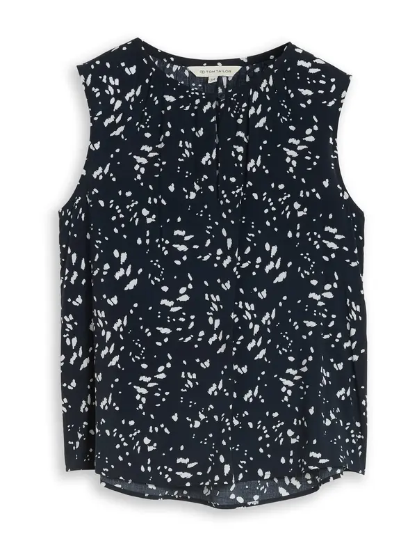 TOM TAILOR TOM TAILOR Bluza  mornarsko plava / bijela