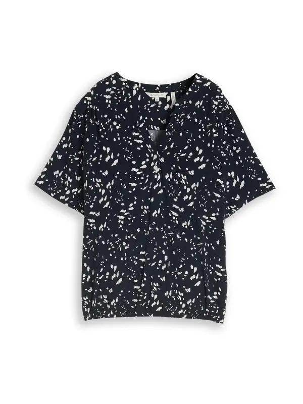TOM TAILOR TOM TAILOR Bluza  mornarsko plava / bijela