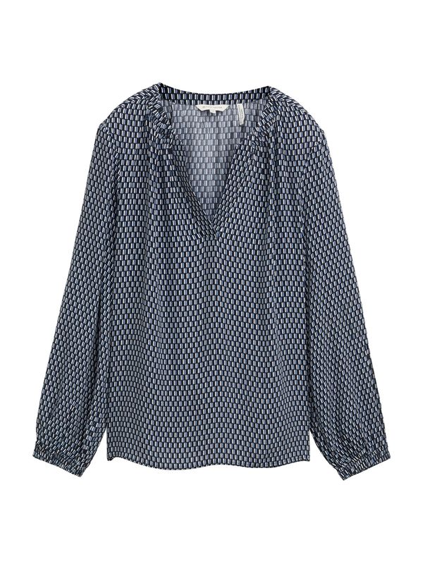 TOM TAILOR TOM TAILOR Bluza  mornarsko plava / kraljevsko plava / bijela