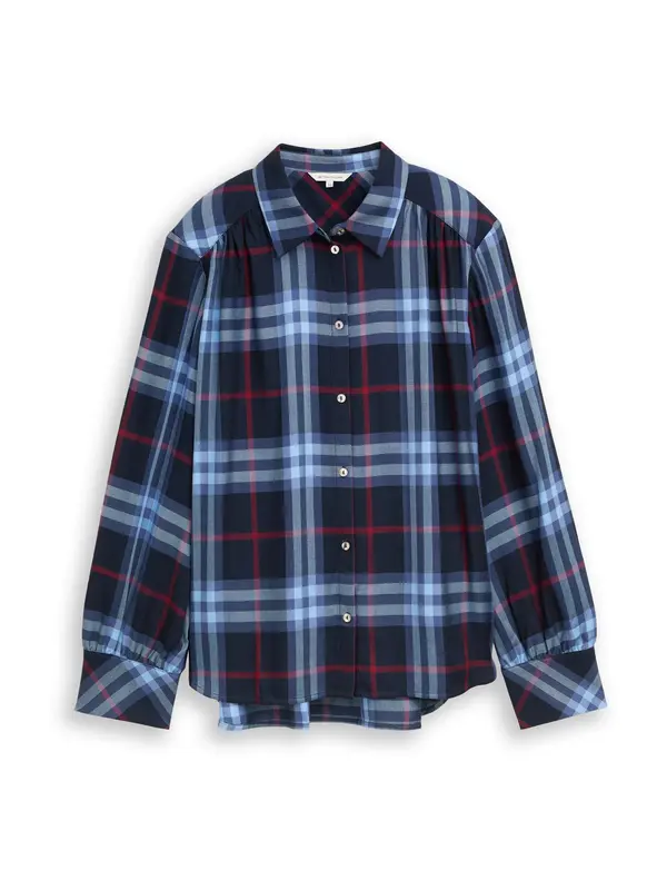 TOM TAILOR TOM TAILOR Bluza  mornarsko plava / svijetloplava / crvena