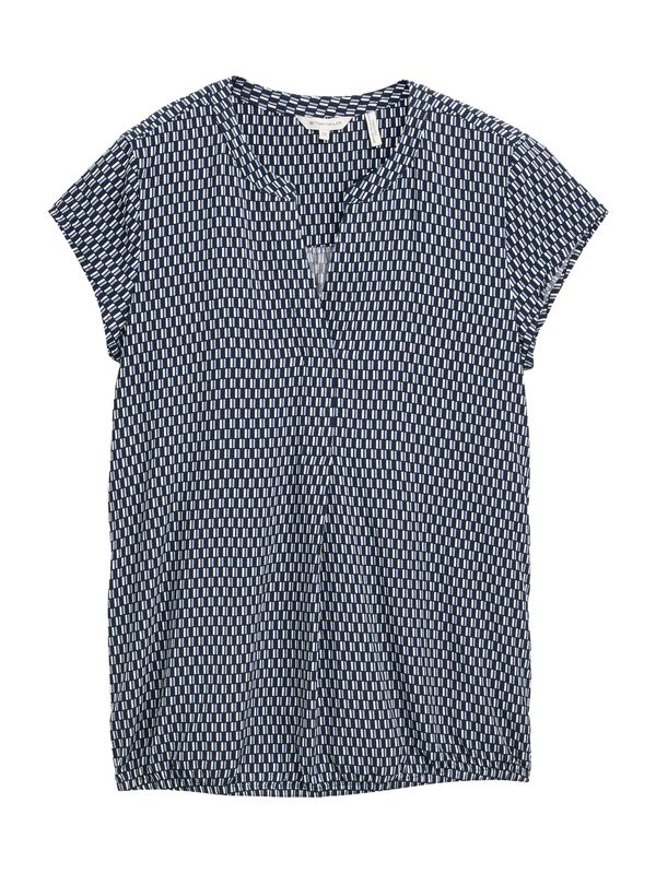 TOM TAILOR TOM TAILOR Bluza  morsko plava / svijetloplava / bijela