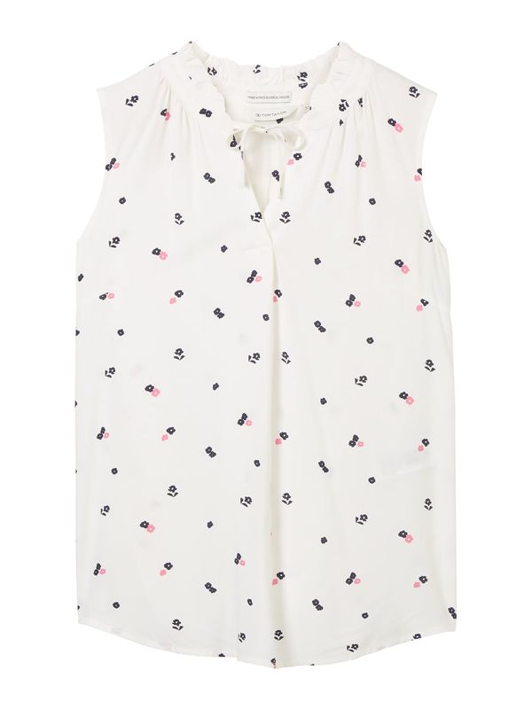 TOM TAILOR TOM TAILOR Bluza  noćno plava / roza / bijela