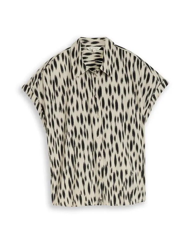 Tom Tailor TOM TAILOR Bluza  pijesak / crna