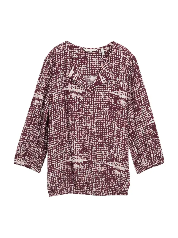 Tom Tailor TOM TAILOR Bluza  prljavo roza / tamno crvena / prljavo bijela