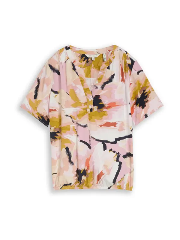 Tom Tailor TOM TAILOR Bluza  senf / roza / rosé / crna