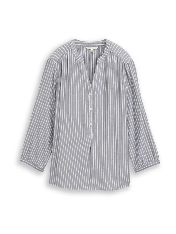 TOM TAILOR TOM TAILOR Bluza  siva / bijela