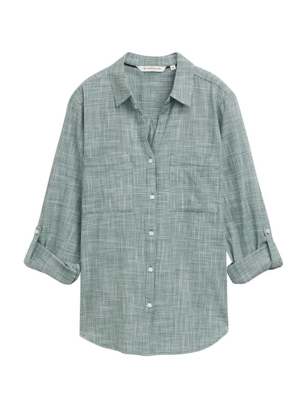 TOM TAILOR TOM TAILOR Bluza  sivkasto zelena