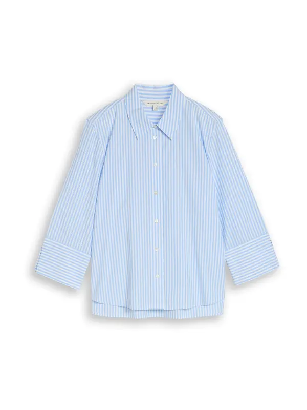 TOM TAILOR TOM TAILOR Bluza  svijetloplava / bijela
