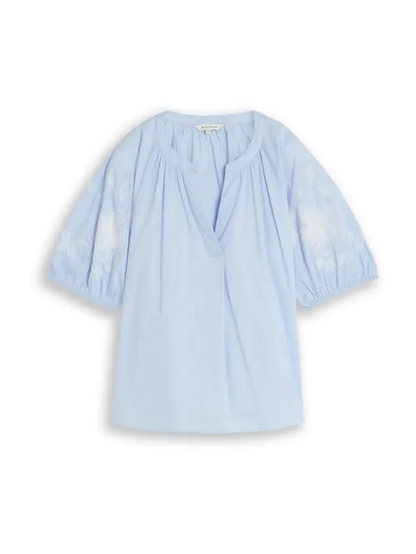 TOM TAILOR TOM TAILOR Bluza  svijetloplava / bijela