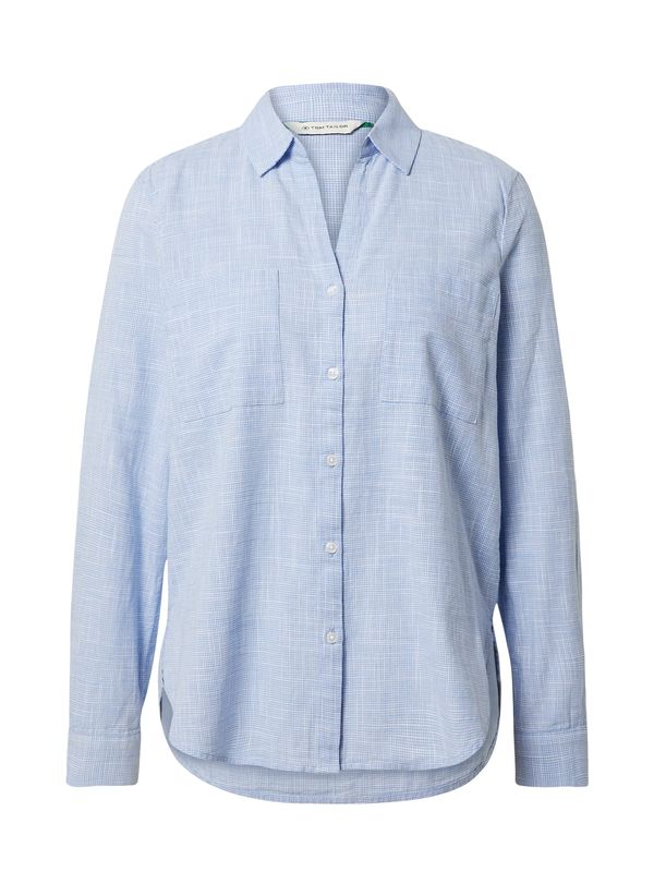 Tom Tailor TOM TAILOR Bluza  svijetloplava / bijela