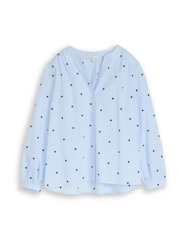 Tom Tailor TOM TAILOR Bluza  svijetloplava / crna