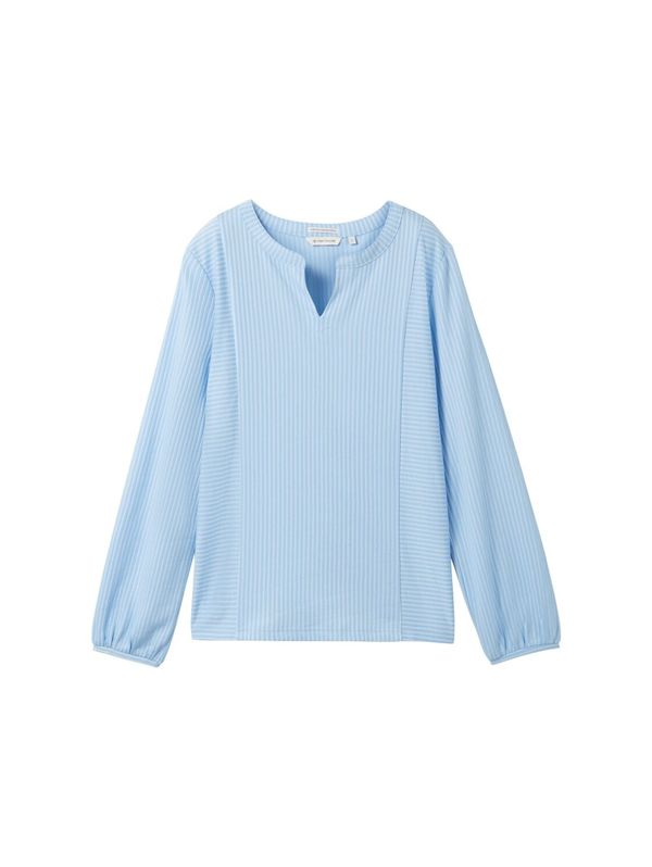 TOM TAILOR TOM TAILOR Bluza  svijetloplava / prljavo bijela