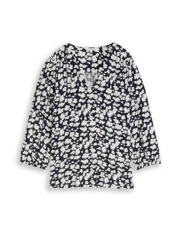 Tom Tailor TOM TAILOR Bluza  tamno plava / bijela