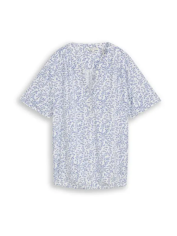 TOM TAILOR TOM TAILOR Bluza  tamno plava / bijela