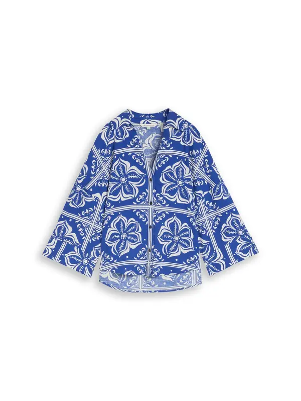 TOM TAILOR TOM TAILOR Bluza  tamno plava / bijela
