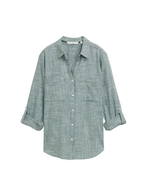 Tom Tailor TOM TAILOR Bluza  žad / bijela