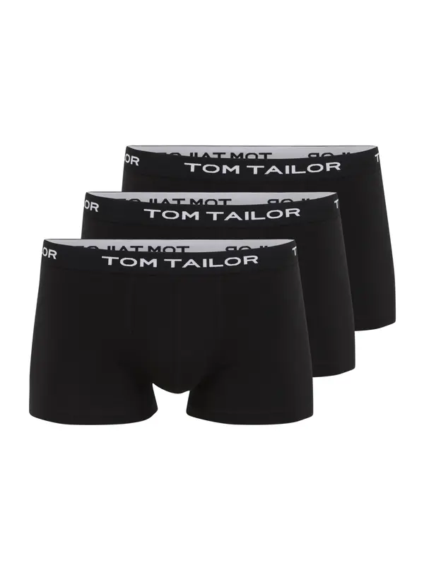TOM TAILOR TOM TAILOR Bokserice  crna / bijela