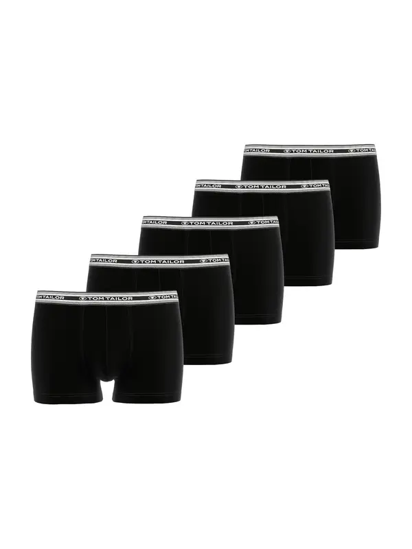 TOM TAILOR TOM TAILOR Bokserice  crna / bijela