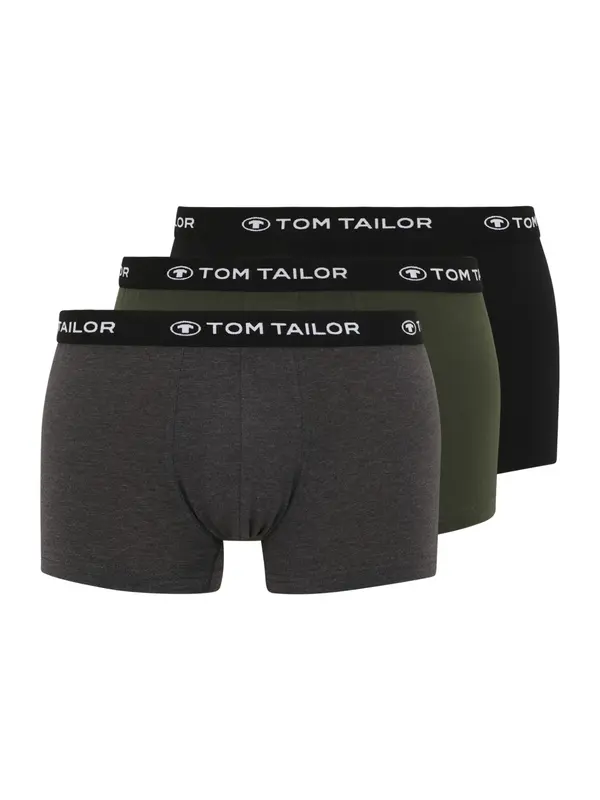 TOM TAILOR TOM TAILOR Bokserice  siva melange / kaki / crna / bijela