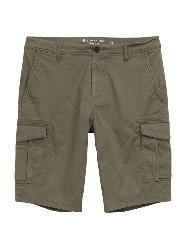 TOM TAILOR TOM TAILOR Cargo hlače  maslinasta