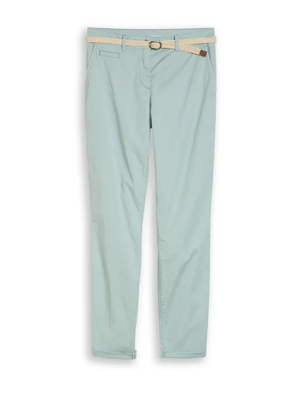 TOM TAILOR TOM TAILOR Chino hlače  akvamarin