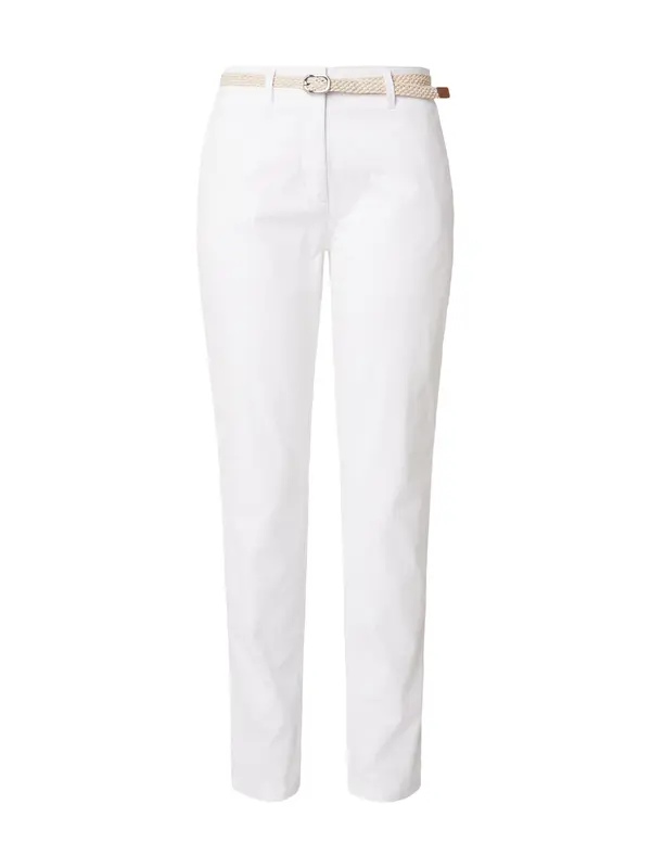 TOM TAILOR TOM TAILOR Chino hlače  bijela