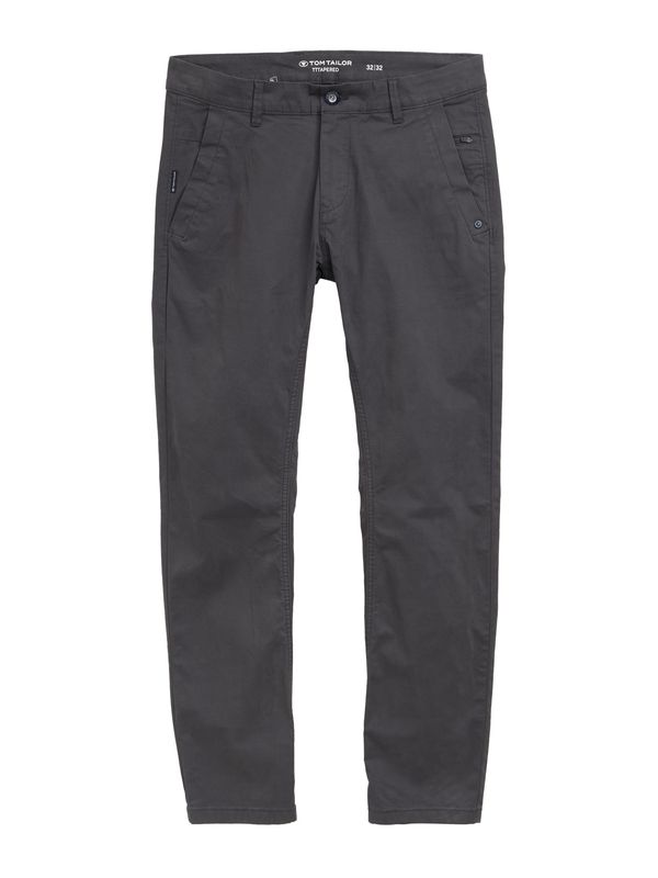 TOM TAILOR TOM TAILOR Chino hlače  kameno siva