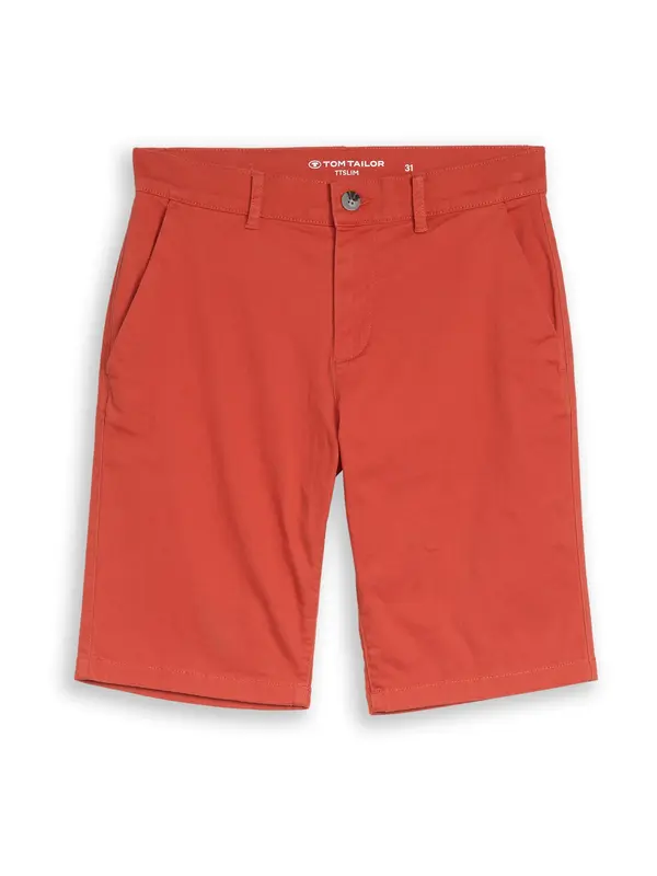 TOM TAILOR TOM TAILOR Chino hlače  narančasto crvena
