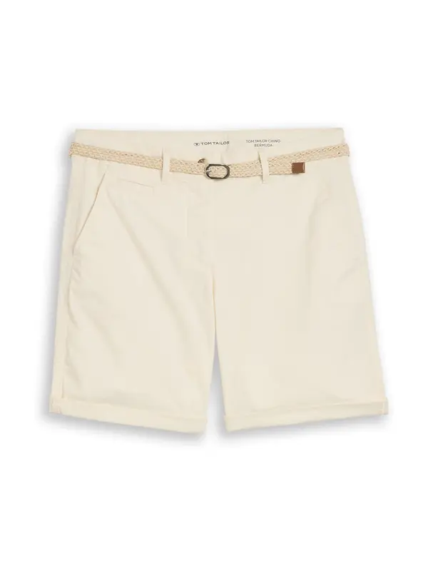 TOM TAILOR TOM TAILOR Chino hlače  prljavo bijela