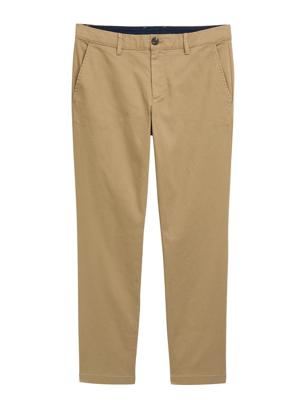 TOM TAILOR TOM TAILOR Chino hlače  tamno bež