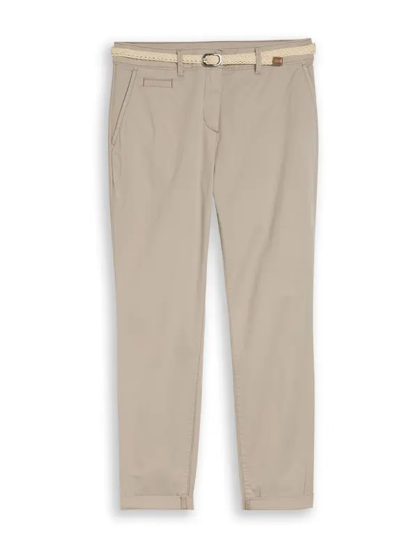 Tom Tailor TOM TAILOR Chino hlače  taupe siva