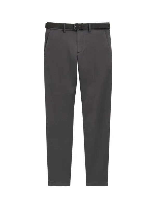 TOM TAILOR TOM TAILOR Chino hlače 'Travis'  tamo siva