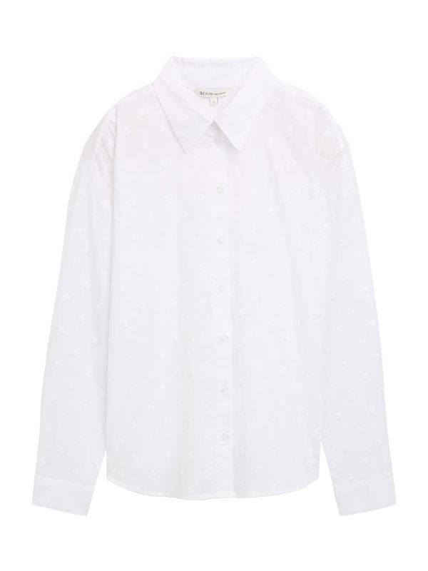 Tom Tailor TOM TAILOR DENIM Bluza  bijela