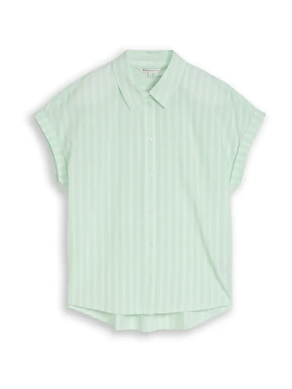 Tom Tailor TOM TAILOR DENIM Bluza  menta / bijela