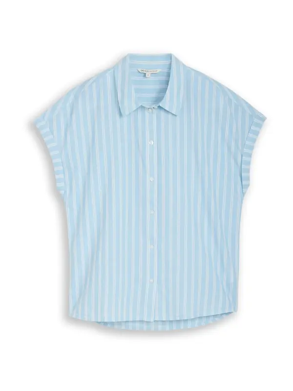 Tom Tailor TOM TAILOR DENIM Bluza  svijetloplava / bijela