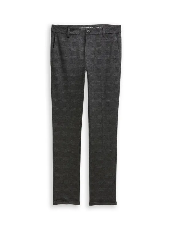 Tom Tailor TOM TAILOR DENIM Chino hlače  siva / crna