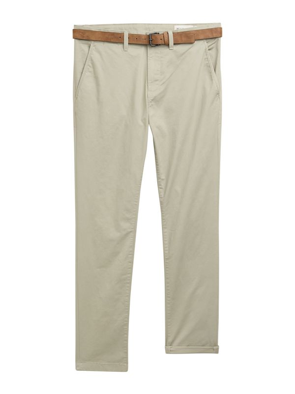 TOM TAILOR DENIM TOM TAILOR DENIM Chino hlače  sivkasto bež