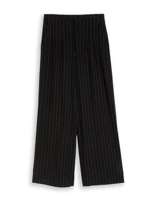 Tom Tailor TOM TAILOR DENIM Hlače  crna / bijela