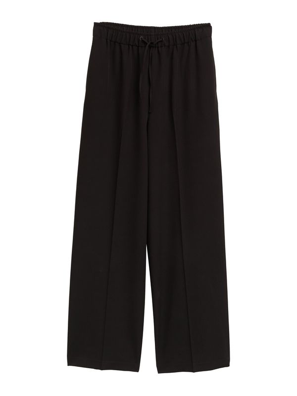 TOM TAILOR DENIM TOM TAILOR DENIM Hlače na crtu  crna