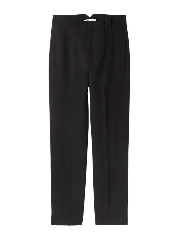 TOM TAILOR DENIM TOM TAILOR DENIM Hlače na crtu  crna