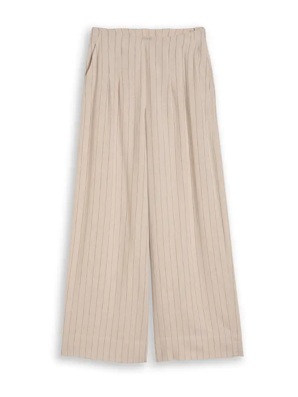 Tom Tailor TOM TAILOR DENIM Hlače s naborima  bež