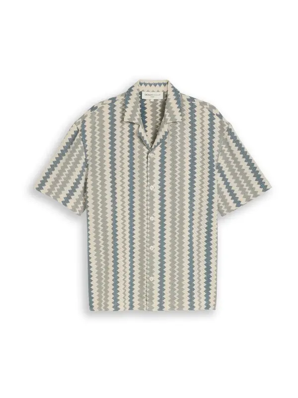 TOM TAILOR DENIM TOM TAILOR DENIM Košulja  boja pijeska / plava / pastelno zelena