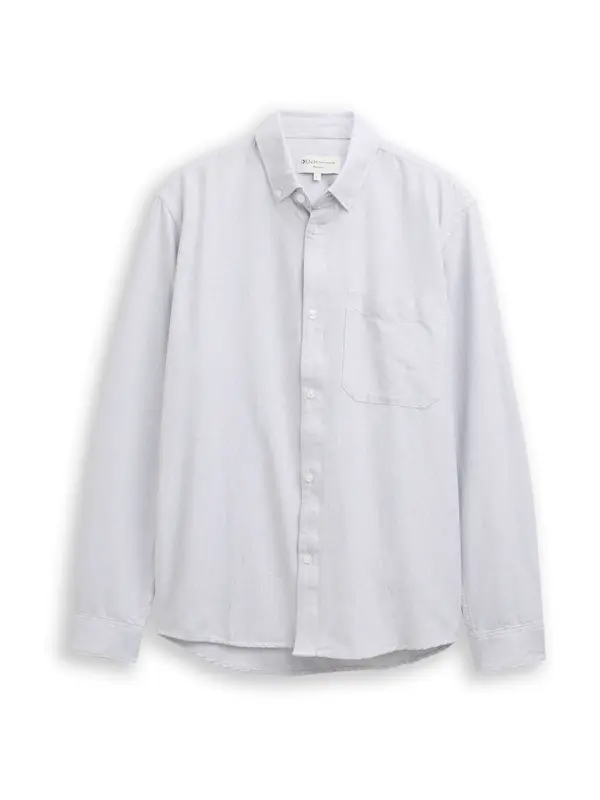 Tom Tailor TOM TAILOR DENIM Košulja  svijetlosiva / crna