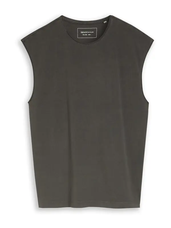 TOM TAILOR DENIM TOM TAILOR DENIM Majica  crni traper