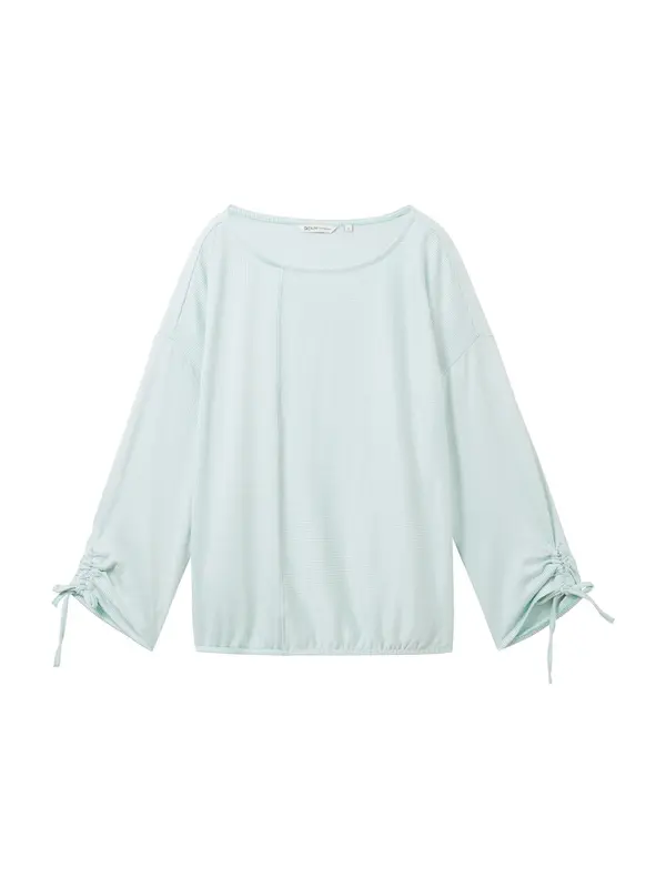 Tom Tailor TOM TAILOR DENIM Majica  menta / bijela
