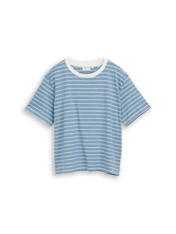 Tom Tailor TOM TAILOR DENIM Majica  plava / bijela
