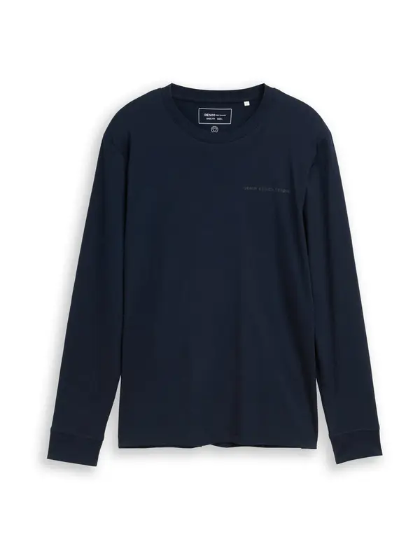 Tom Tailor TOM TAILOR DENIM Majica 'Solid'  tamno plava